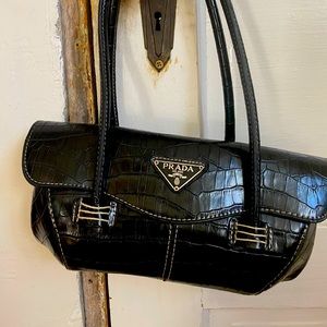 Vintage faux Prada shoulder bag